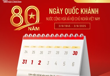 Công ty Luật TNHH LHLegal trân trọng thông báo lịch nghỉ Lễ Quốc Khánh 02/9/2025