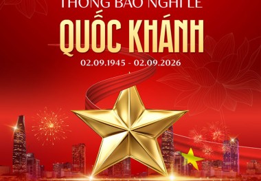 LH Legal thông báo lịch nghỉ Lễ Quốc Khánh 02/09/2026