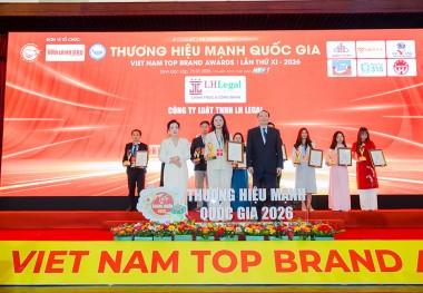 LH Legal vinh dự được trao tặng Top Thương hiệu Mạnh Quốc gia tại Lễ Công Bố Thương Hiệu Mạnh Quốc Gia