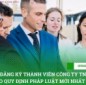Sổ đăng ký thành viên công ty TNHH theo quy định pháp luật mới nhất 2023