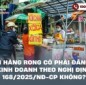 Bán hàng rong có phải đăng ký kinh doanh theo  Nghị định 168/2025/NĐ-CP không?