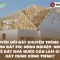 Chuyển đổi đất chuyên trồng lúa sang đất phi nông nghiệp: Người thuê đất Nhà nước cần làm gì khi xây dựng công trình?
