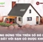 Cùng đứng tên trên Sổ đỏ khi mua đất với bạn có được không?