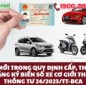 Điểm mới trong quy định cấp, thu hồi, đăng ký biển số xe cơ giới theo Thông tư 24/2023/TT-BCA