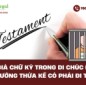 Giả chữ ký trong di chúc để hưởng thừa kế có phải đi tù?