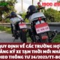 Quy định về các trường hợp đăng ký xe tạm thời mới nhất theo Thông tư 24/2023/TT-BCA