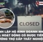 Thành lập hộ kinh doanh nhưng chưa hoạt động có được tiếp tục hưởng trợ cấp thất nghiệp không? 