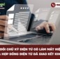 Thay đổi chữ ký điện tử có làm mất hiệu lực hợp đồng đã ký không?