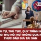 Trình tự, thủ tục, quy trình ngân hàng thu hồi nợ thông qua hình thức đấu giá tài sản
