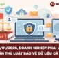 Từ 01/01/2026, doanh nghiệp phải làm gì để tuân thủ luật bảo vệ dữ liệu cá nhân?
