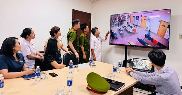 Công an kiểm tra camera, xác minh vụ livestream gây rối tại bệnh viện