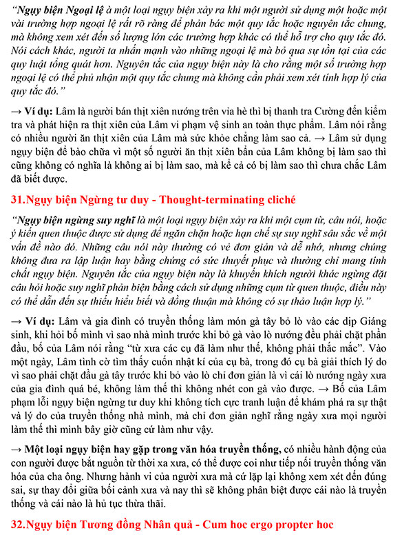 37 ngụy biện (fallacies) mà Luật sư phải tránh bằng mọi giá