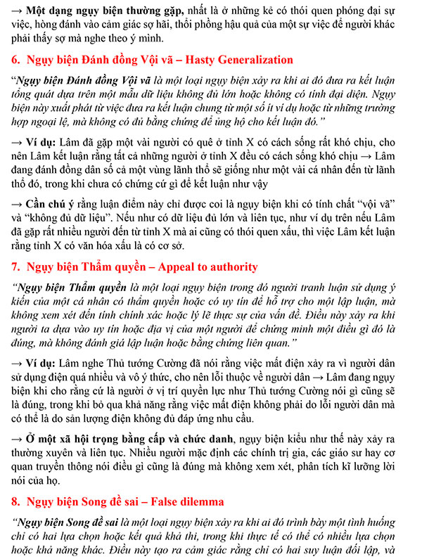 37 ngụy biện (fallacies) mà Luật sư phải tránh bằng mọi giá