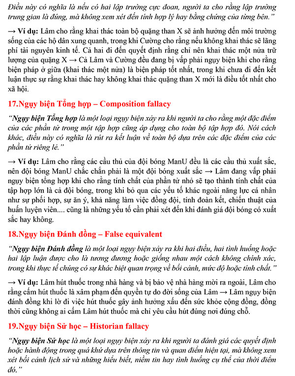 37 ngụy biện (fallacies) mà Luật sư phải tránh bằng mọi giá