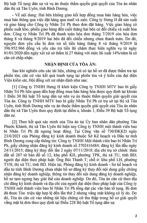 Bản án 02/2022/KDTM-ST ngày 31/03/2022 về tranh chấp hợp đồng mua bán hàng hóa