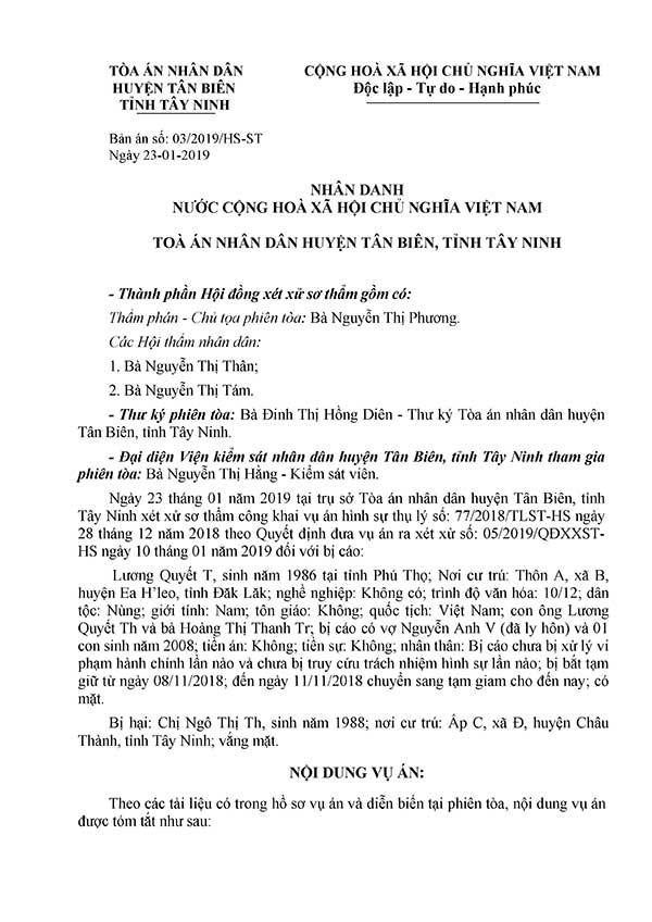 Bản án 03/2019/HS-ST ngày 23/01/2019 về tội cưỡng đoạt tài sản