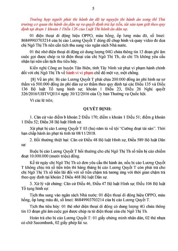 Bản án 03/2019/HS-ST ngày 23/01/2019 về tội cưỡng đoạt tài sản