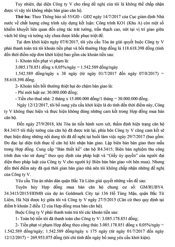 Bản án 06/2019/DSST ngày 25/04/2019 về tranh chấp hợp đồng mua bán căn hộ