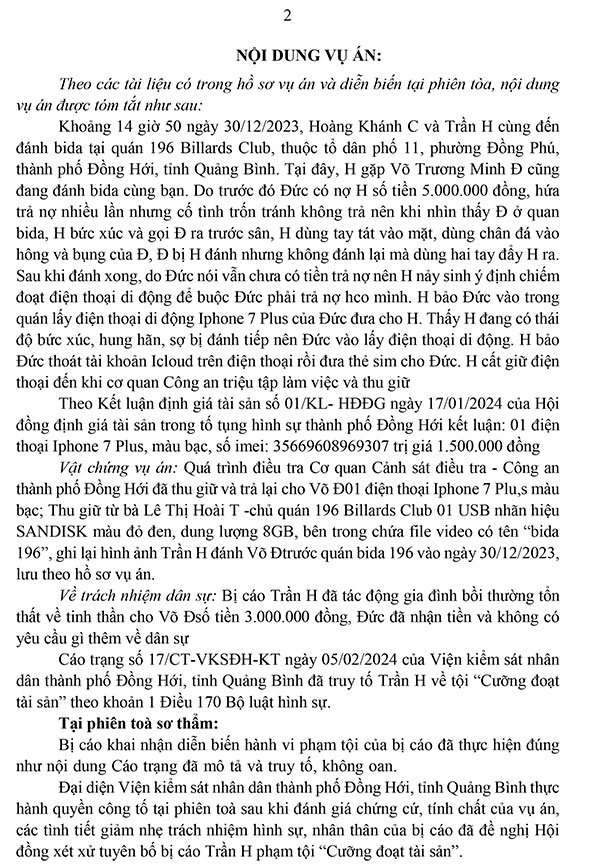 Bản án 20/2024/HS-ST ngày 28/03/2024 về tội cưỡng đoạt tài sản