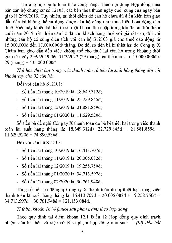 Bản án số 233/2023/DS-PT về tranh chấp hợp đồng mua bán căn hộ chung cư