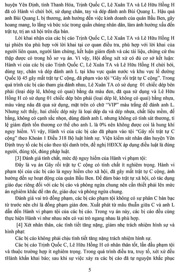 Bản án 34/2024/HS-ST ngày 26/04/2024 về tội gây rối trật tự công cộng