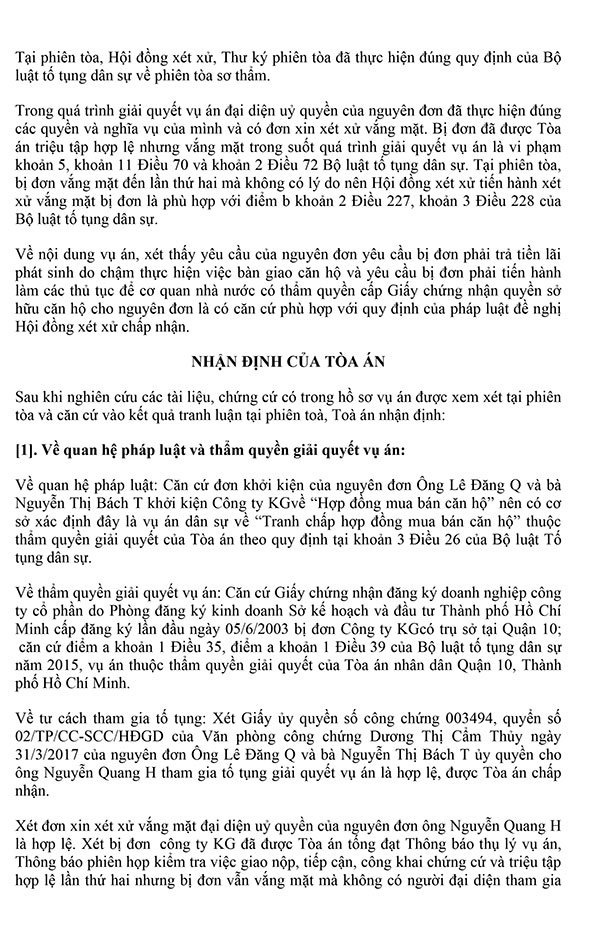 Bản án 387/2017/DS-ST ngày 28/09/2017 về tranh chấp hợp đồng mua bán căn hộ