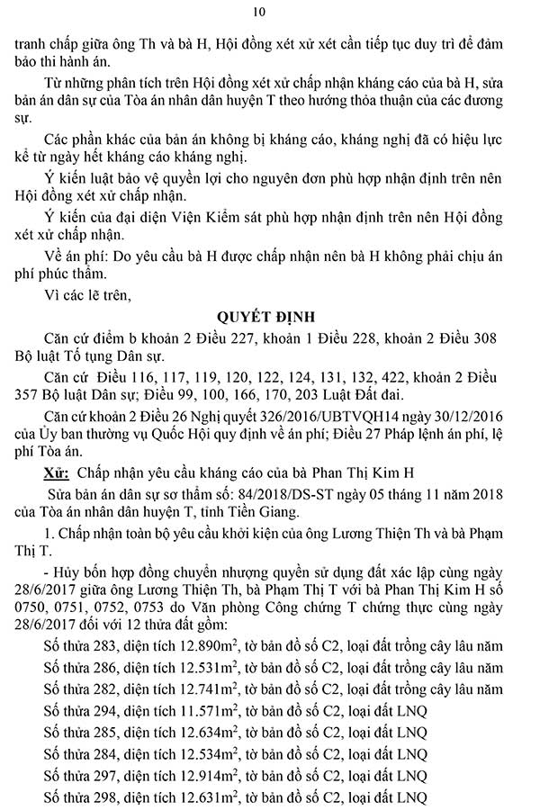 Bản án số 90/2019/DS-PT ngày 02/04/2019 về tranh chấp hợp đồng chuyển nhượng quyền sử dụng đất