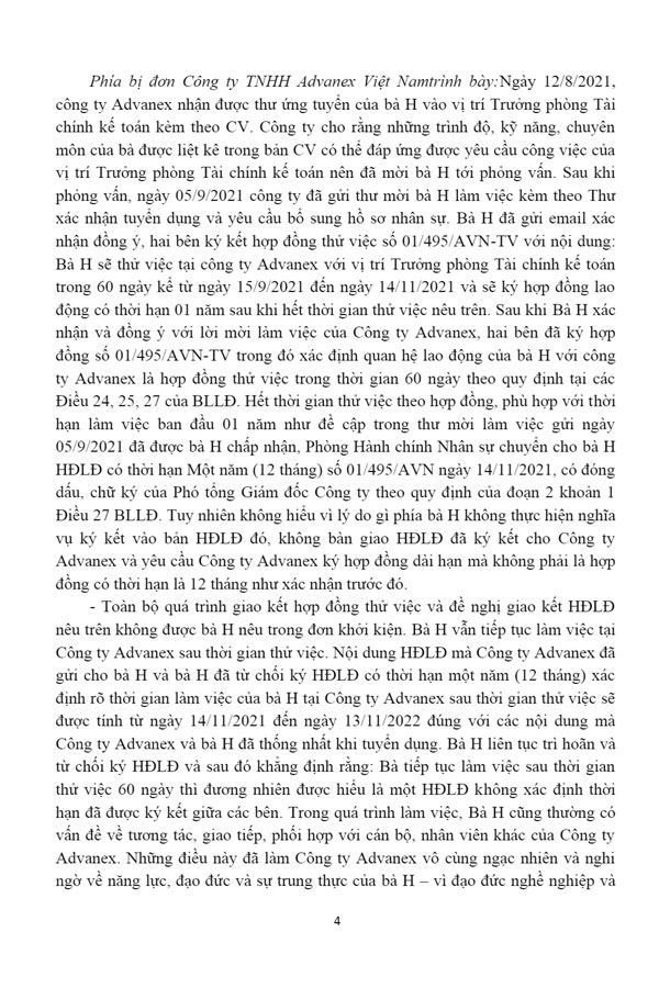 Bản án số 03/2024/LĐPT