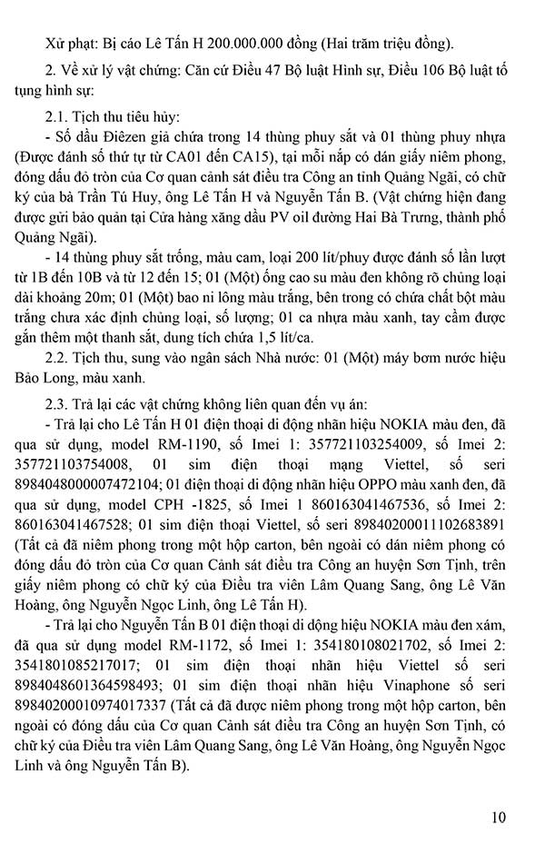 Bản án số 17/2023/HS-ST ngày 07/02/2023 về tội sản xuất, buôn bán hàng giả