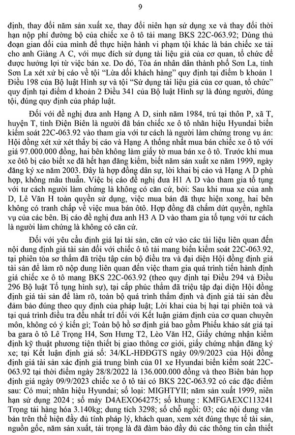 Bản án số 23/2024/HS-PT ngày 15/8/2024 về tội buôn bán hàng giả