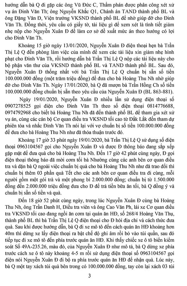 Bản án số 28/2022/HS-ST ngày 11/11/2022 về tội nhận hối lộ