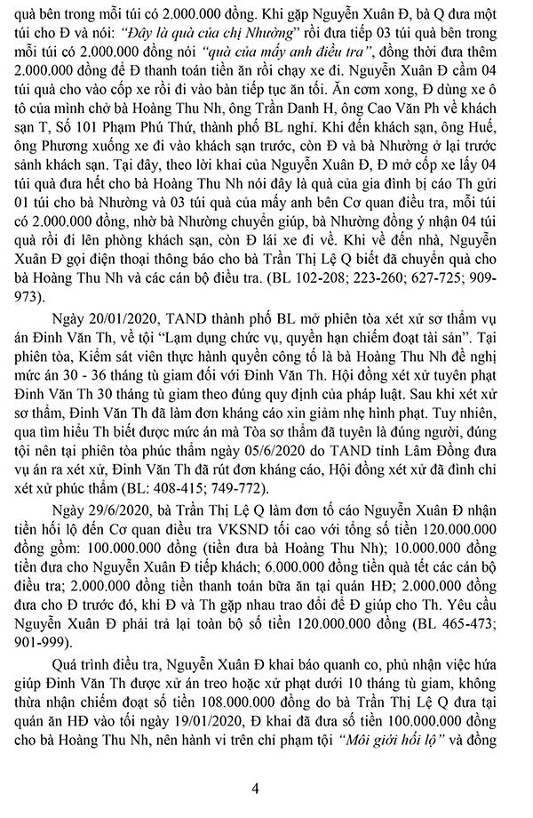 Bản án số 28/2022/HS-ST ngày 11/11/2022 về tội nhận hối lộ