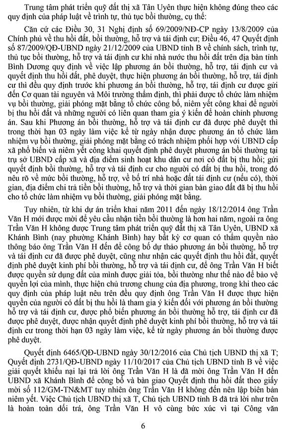 Bản án số 427/2019/HC-PT ngày 09/07/2019 về khiếu kiện quyết định hành chính về việc thu hồi đất, bồi thường, hỗ trợ khi thu hồi đất và giải quyết khiếu nại