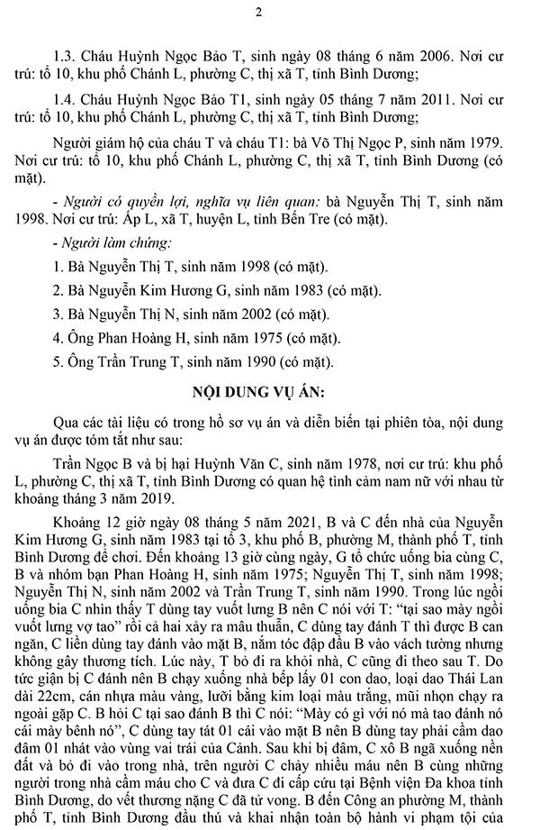 Bản án số 45/2022/HS-ST ngày 17/03/2022 về Tội giết người