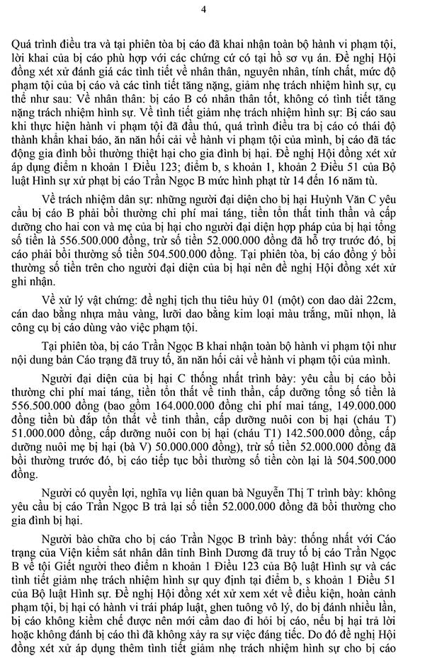Bản án số 45/2022/HS-ST ngày 17/03/2022 về Tội giết người