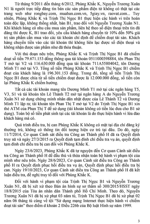 Bản án số 45/2024/HS-ST ngày 23/01/2024 về Tội sử dụng mạng máy tính thực hiện hành vi chiếm đoạt tài sản
