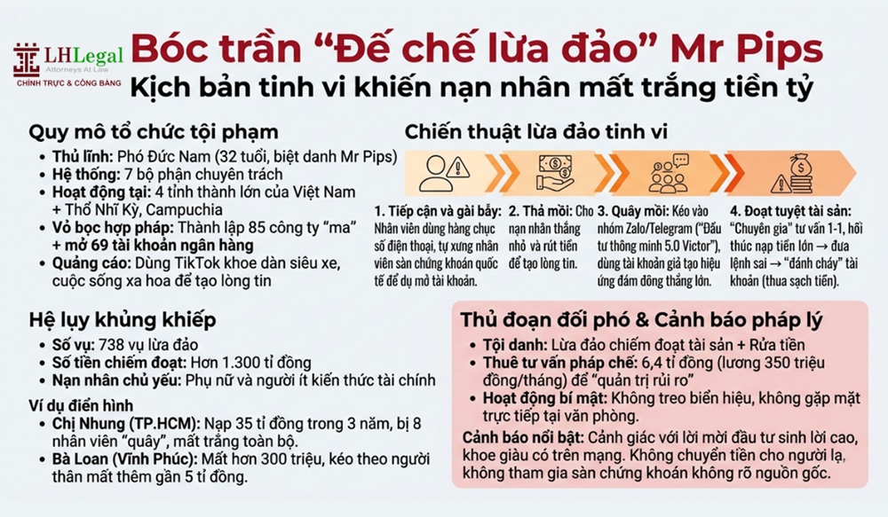 Bóc trần ‘đế chế lừa đảo’ Mr Pips: Kịch bản tinh vi khiến nạn nhân mất trắng tiền tỷ