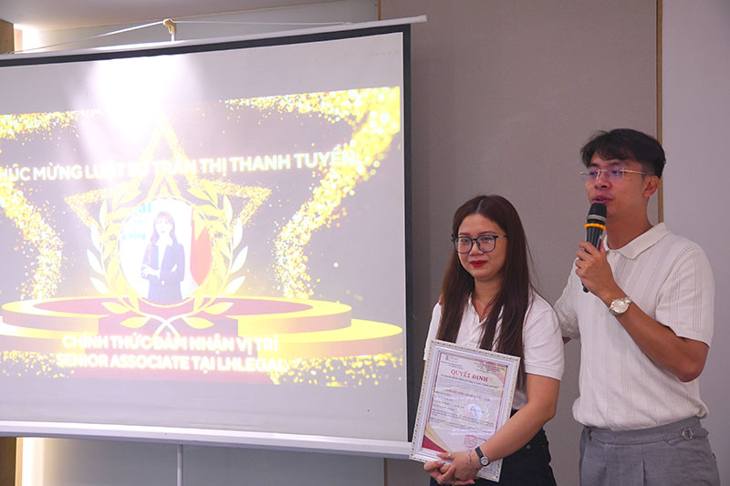 Chúc mừng Luật sư Trần Thị Thanh Tuyền – Từ Trợ lý Luật sư đến Senior Associate Công ty Luật TNHH LHLegal