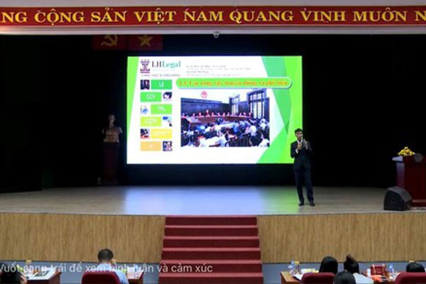 Luật sư Lê Nguyên Hòa là Diễn giả tại chương trình Định hướng nghề nghiệp 4.0 tại Đại học Kinh tế - Luật