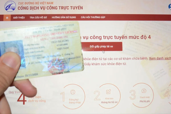 Người dân có thể nộp hồ sơ trực tiếp hoặc qua hệ thống dịch vụ công trực tuyến
