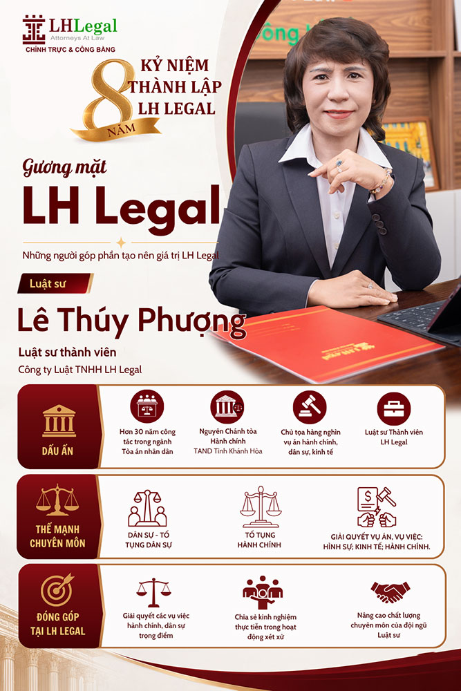 Gương mặt LH Legal | Luật Sư Lê Thúy Phượng – Hơn 30 năm tận tâm với công lý
