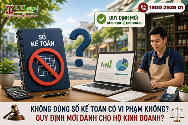 Hộ kinh doanh không dùng sổ kế toán có bị phạt không? Quy định mới 2026