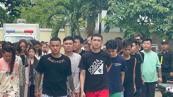 Những nghi phạm trong chuyên án liên quan