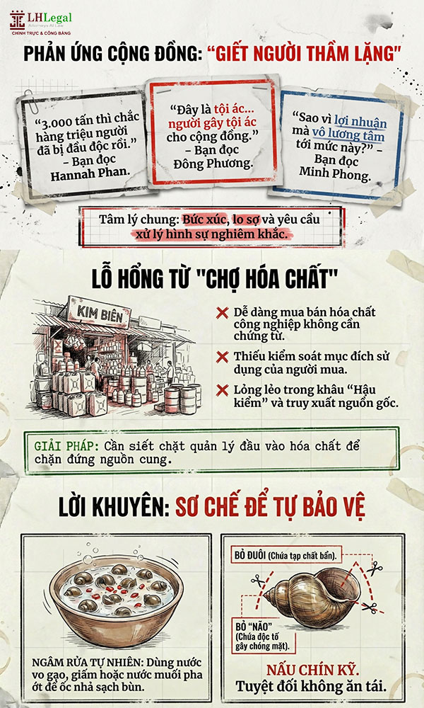 Infographic: Ngâm ốc bằng thủy tinh lỏng bị xử phạt như thế nào?
