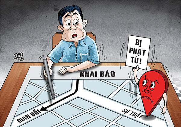 Khai báo gian dối sẽ gây cản trở hoạt động bình thường của các cơ quan điều tra