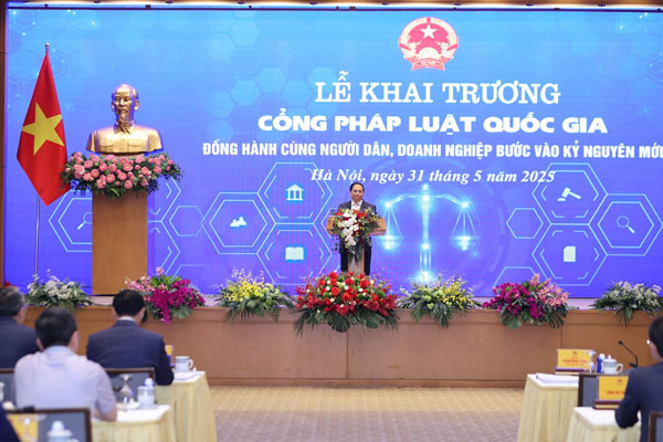 Khai trương Cổng Pháp luật quốc gia – Bước tiến lớn trong chuyển đổi số ngành Tư pháp