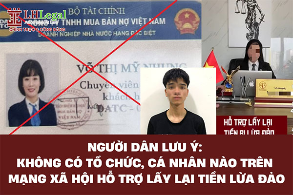 Người dân lưu ý không có tổ chức, cá nhân nào trên mạng xã hội hỗ trợ lấy lại tiền lừa đảo