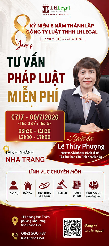 Kỷ niệm 08 năm thành lập LH Legal | Tư vấn pháp luật miễn phí tại Nha Trang