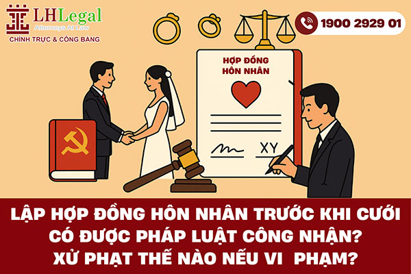 Lập hợp đồng hôn nhân trước khi cưới: Có được pháp luật công nhận? 