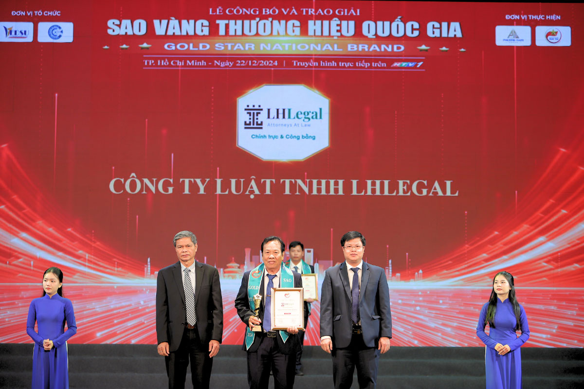 [Viện nghiên cứu kinh tế Châu Á] LHLegal - Tự hào là Top 10 Thương hiệu Luật xuất sắc quốc gia năm 2024